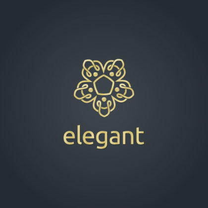Logo Gold Elegant
