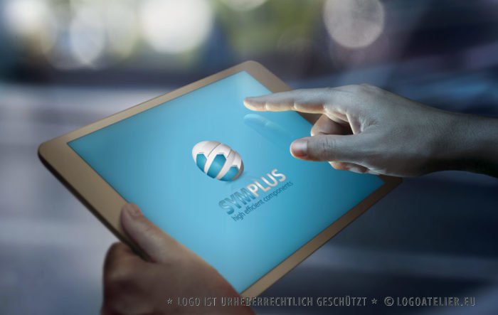 Logo 3D Kugel Pfeile