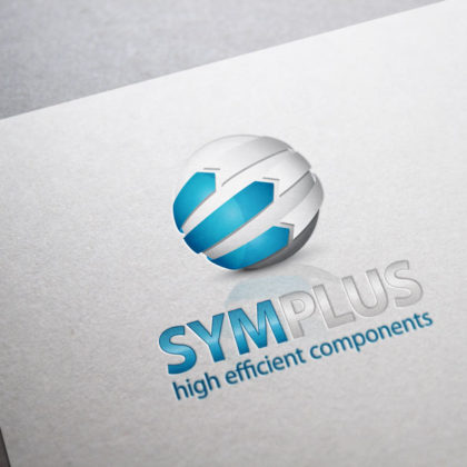 Logo 3D Kugel Pfeile