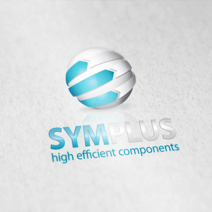Logo 3D Kugel Pfeile