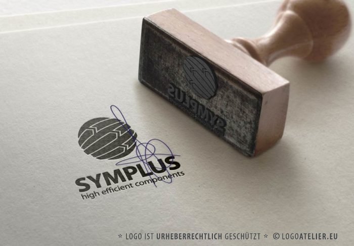 Logo 3D Kugel Pfeile