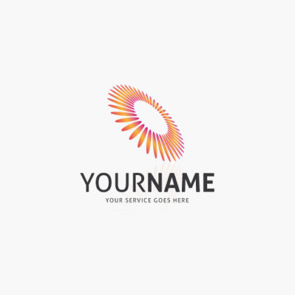 Logo Abstrakte Blume