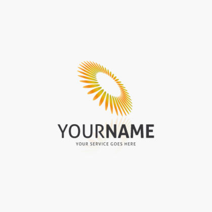 Logo Abstrakte Blume