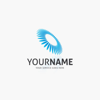 Logo Abstrakte Blume