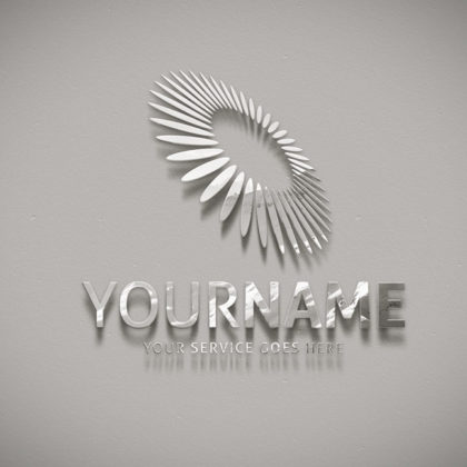 Logo Abstrakte Blume