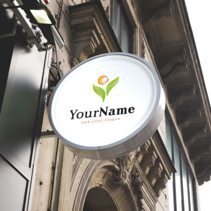 Logo Blume Mensch
