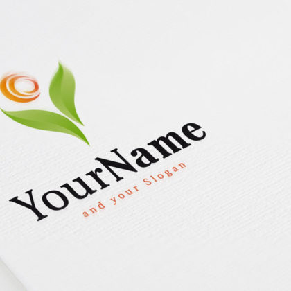 Logo Blume Mensch