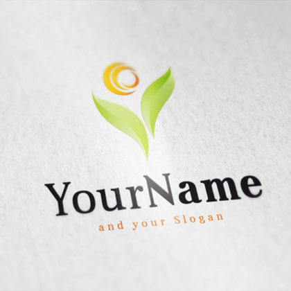 Logo Blume Mensch