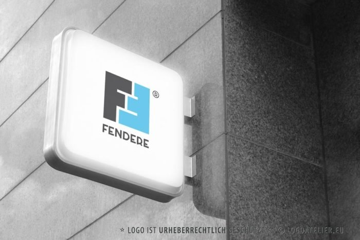 Logo Buchstabe F und E