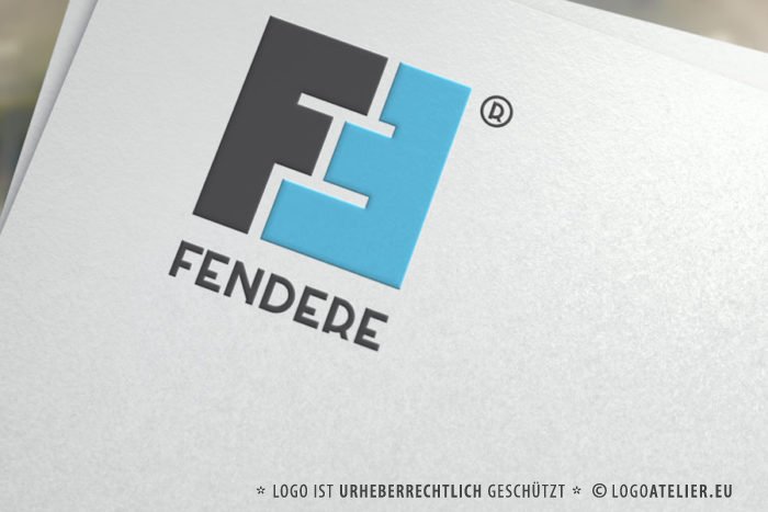 Logo Buchstabe F und E