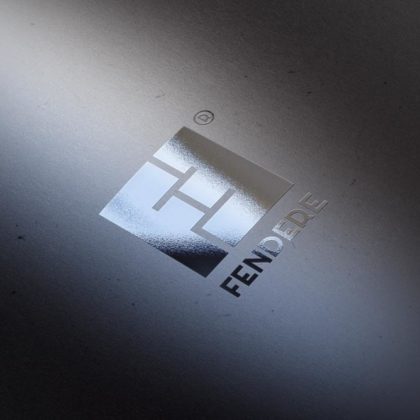 Logo Buchstabe F und E