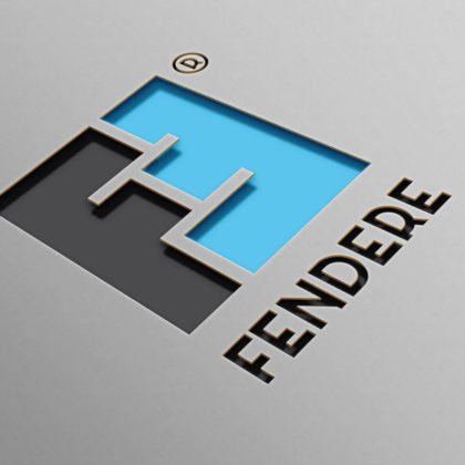 Logo Buchstabe F und E