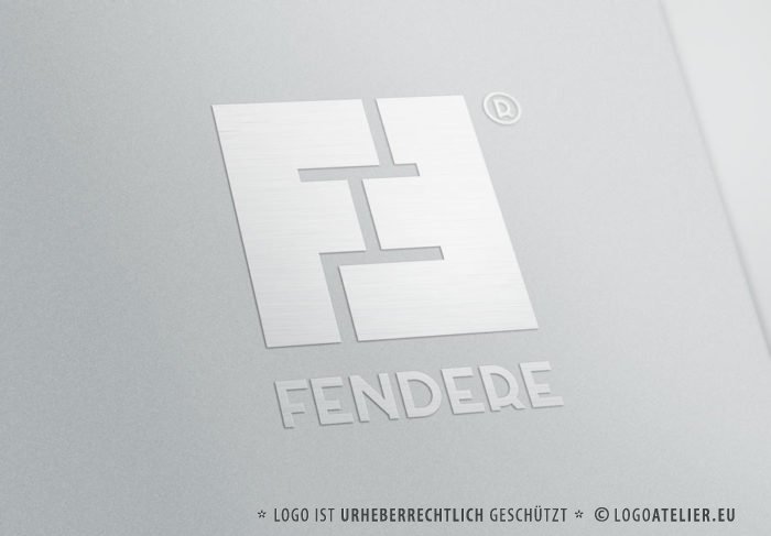 Logo Buchstabe F und E