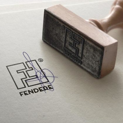 Logo Buchstabe F und E