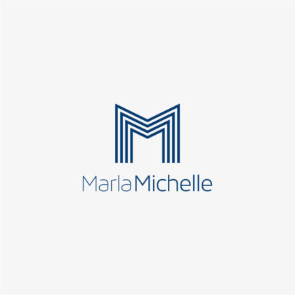 Logo Buchstabe M Simple Lagen Überlagern Blau Bau Linien Decke Entwicklung Konstruktion Technik Fertiges Logo kaufen Exklusives Logo kaufen LogoShop Logoatelier.eu