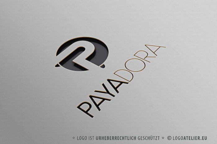 Logo Buchstabe P Kugel