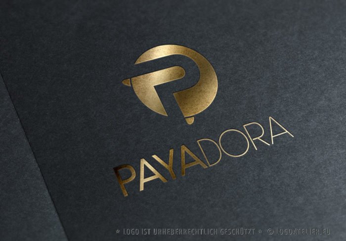 Logo Buchstabe P Kugel