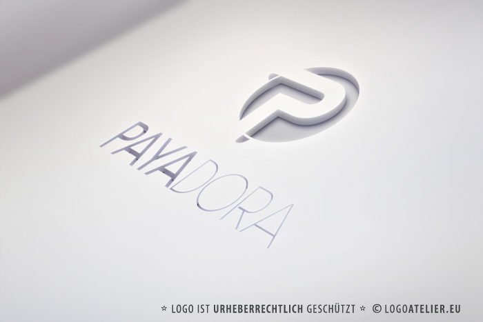 Logo Buchstabe P Kugel