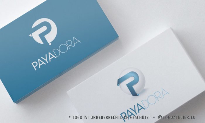 Logo Buchstabe P Kugel