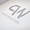 Logo Buchstabe P und W