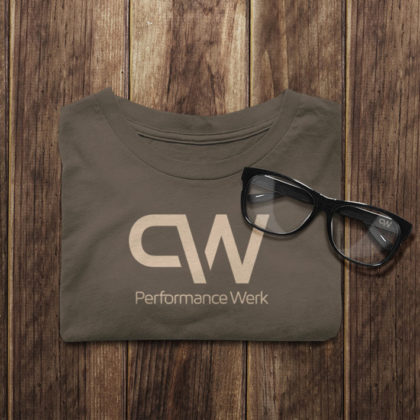 Logo Buchstabe P und W
