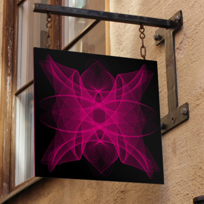 Logo Linien Pink