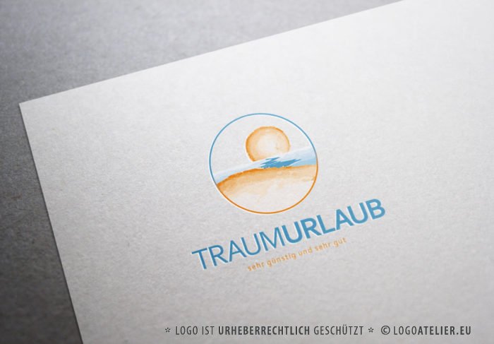 Logo Urlaub Meer Logo Urlaub Meer