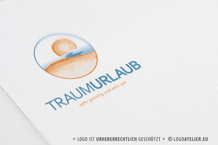 Logo Urlaub Meer Logo Urlaub Meer
