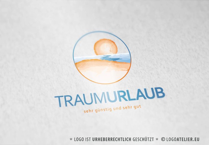 Logo Urlaub Meer Logo Urlaub Meer