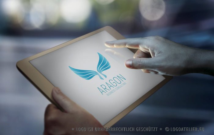 Logo Vogel Fliegen Freiheit Schutz Frei Sein Leicht Schmetterling Edles Logo kaufen Exklusives Logo kaufen LogoShop LogoAtelier.eu