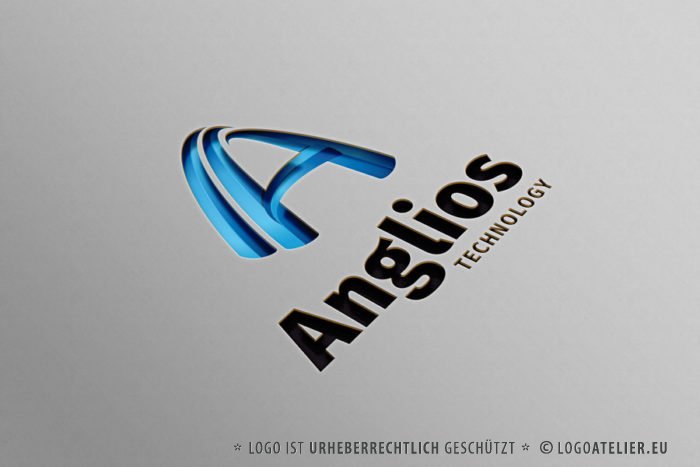 3D Logo Buchstabe A