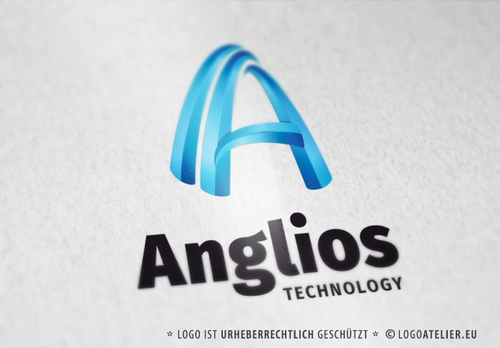 3D Logo Buchstabe A