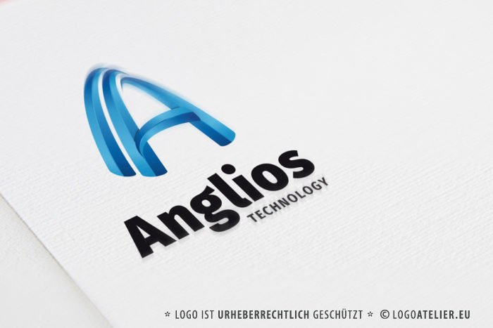 3D Logo Buchstabe A
