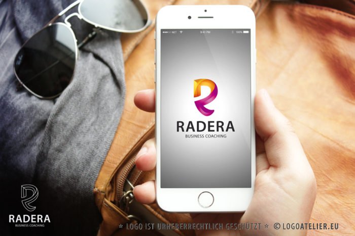 3D Logo Buchstabe R Logo