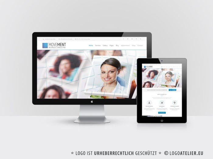 Logo Bewegung Verformung