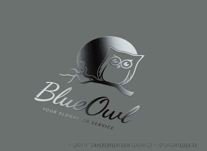 Logo Blaue Eule