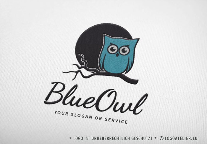Logo Blaue Eule