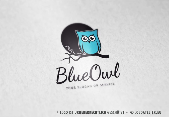 Logo Blaue Eule