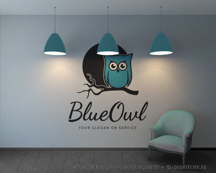 Logo Blaue Eule