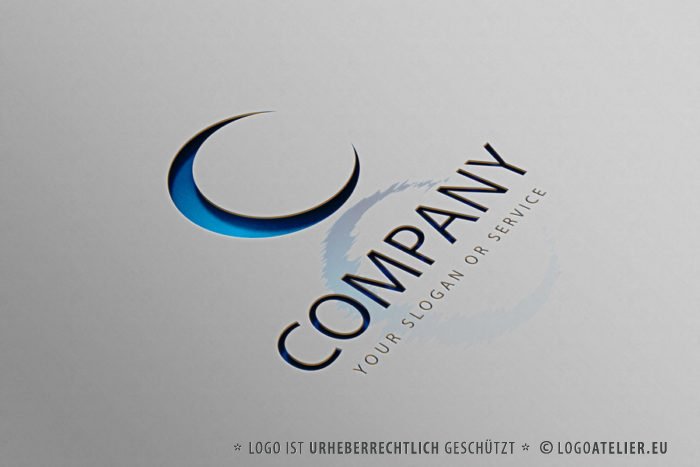 Logo Buchstabe C Spiegelung