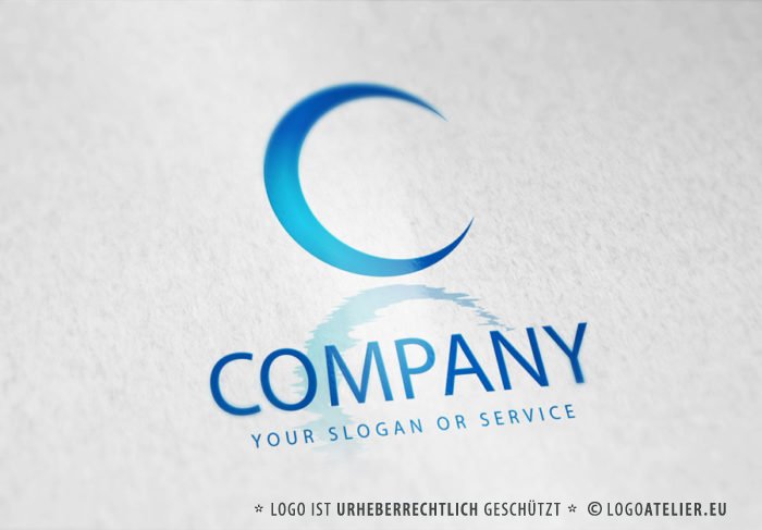 Logo Buchstabe C Spiegelung