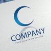 Logo Buchstabe C Spiegelung