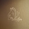 Logo Buchstabe L Schmetterling Logo Buchstabe L Schmetterling