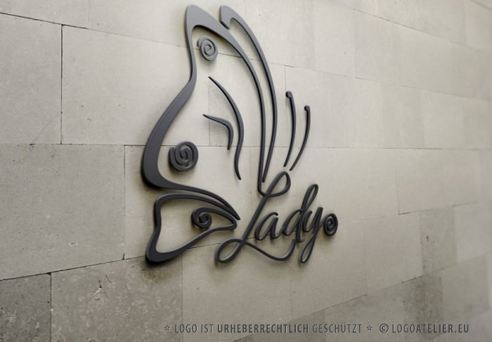 Logo Buchstabe L Schmetterling Logo Buchstabe L Schmetterling