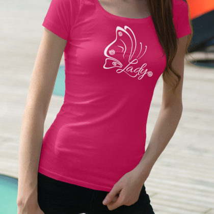 Logo Buchstabe L Schmetterling