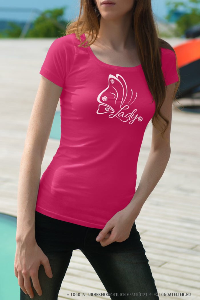 Logo Buchstabe L Schmetterling Logo Buchstabe L Schmetterling