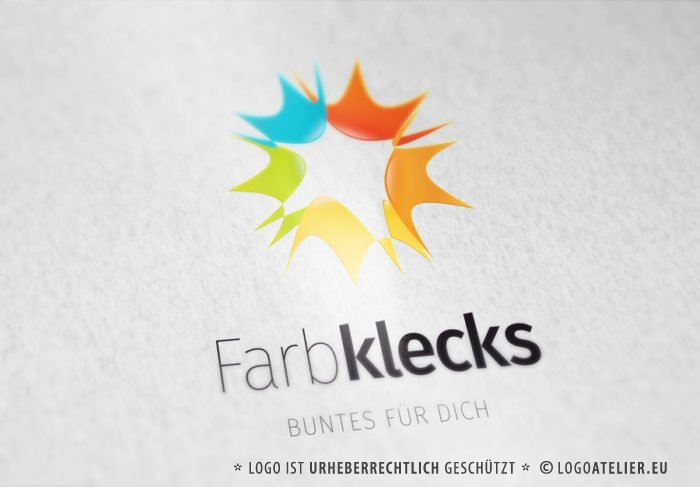 Logo Bunter Farbklecks