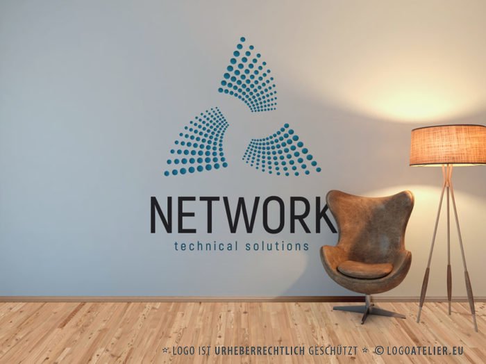 Logo Konzentrisch Punkte