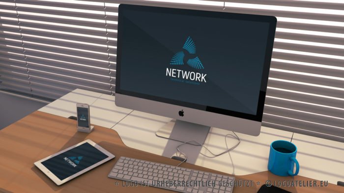 Logo Konzentrisch Punkte