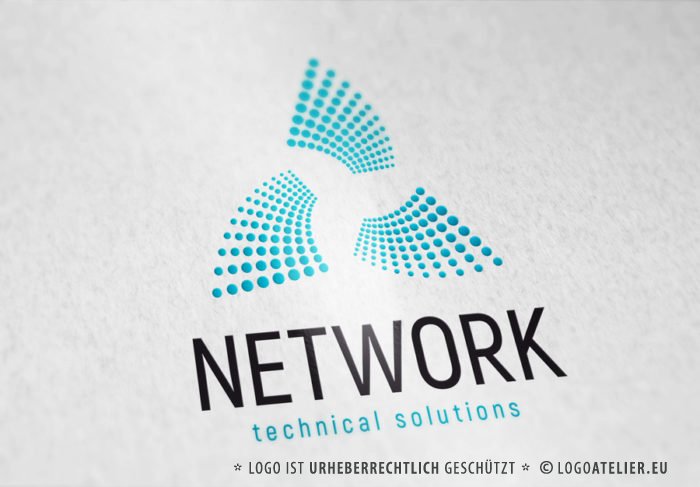 Logo Konzentrisch Punkte